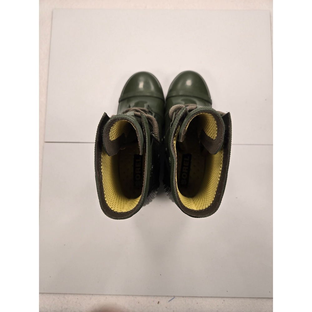 Sorel Joan of Arctic Wedge II Rain Boots Olive Green Waterproof Womens 8 NL2524 - Picture 3 of 7